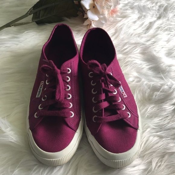 Superga Cotu Classic in eggplant - Picture 1 of 8